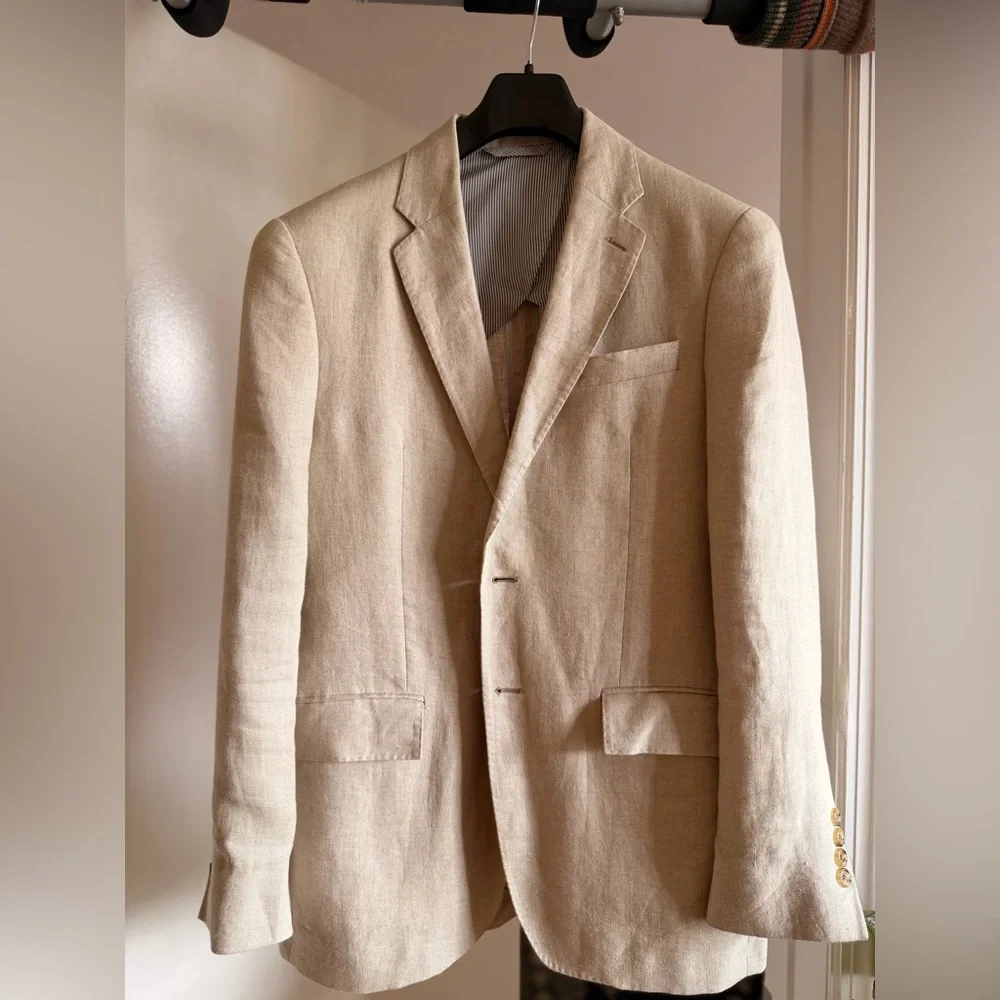 Todd Snyder Beige Linen Sport Coat